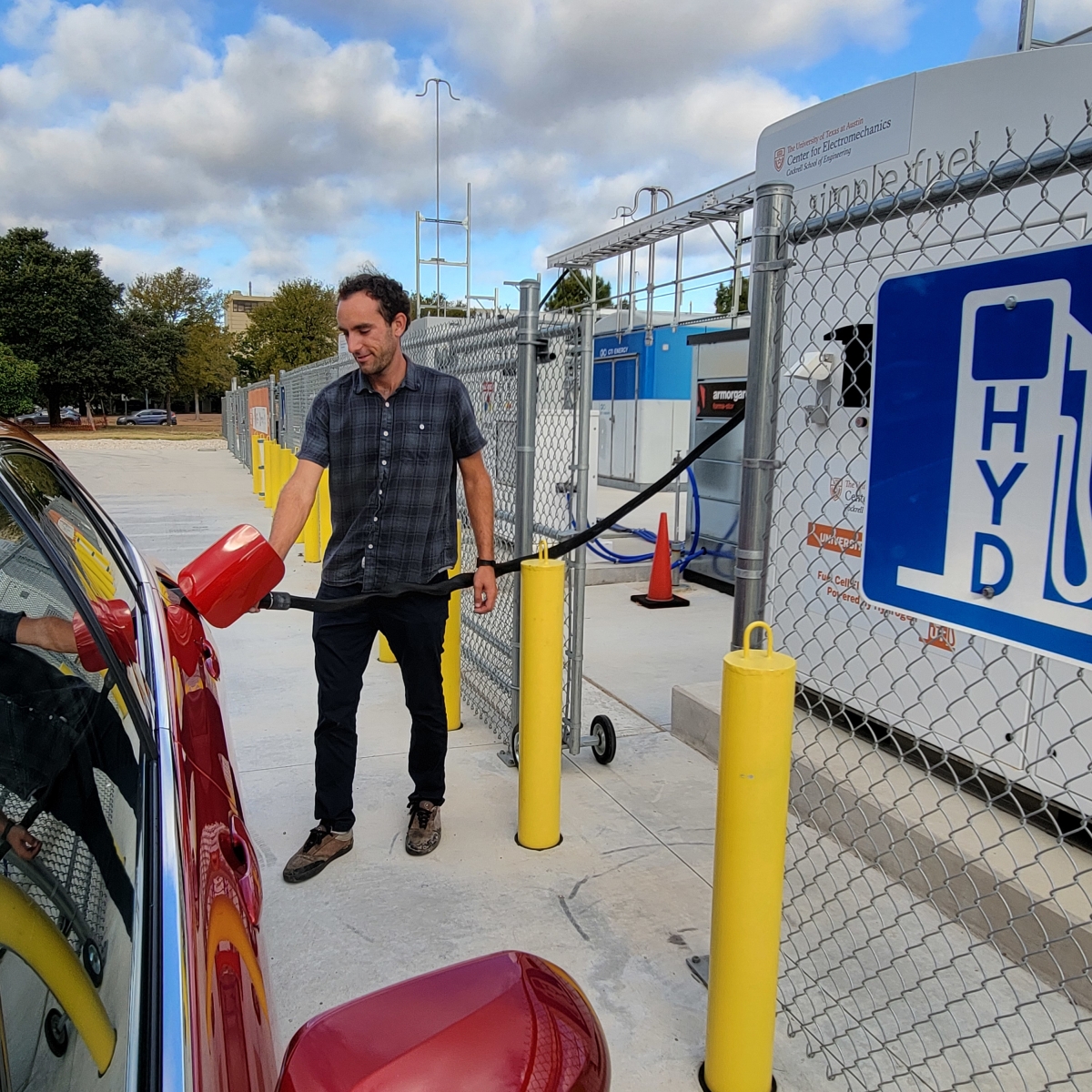 Mirai filling with H2